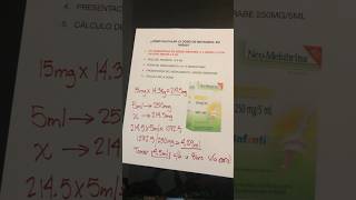 Cómo calcular la dosis de metamizol en niños 👶👨🏻‍⚕️👩🏻‍⚕️ [upl. by Angell]