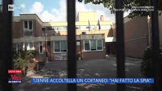 Roma ragazza 12enne accoltella un compagno di classe  La Vita in diretta 04112024 [upl. by Hbaruas]