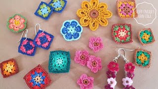 ✨Aprende Micro Crochet  Creando Mini Maravillas💟Mini Crochet Paso a Paso Pendientes Flores y Más [upl. by Letty]