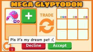 LOSING OR GAINING MORE NOW😱😱 11 OFFERS FOR MEGA GLYPTODON in Rich Servers adoptme [upl. by Nnaihs295]