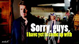 Castle and Beckett Funny moments season 6 Part 1 [upl. by Kcerred]