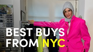 Closet Confessions What I Bought In New York  Fashion Haul  Trinny [upl. by Possing]