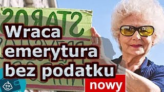 Emerytury bez podatku wracają Nowa emerytura w Sejmie waloryzacja podwyżka [upl. by Nora]