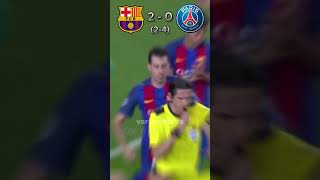 Barça VS PSG 65  The Greatest Comeback in Football History⚽🔥🥵 football remontada [upl. by Solita]