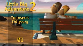 Twinsens Odyssey Begins  Part 01  Little Big Adventure 2 Lets Play [upl. by Asuncion130]