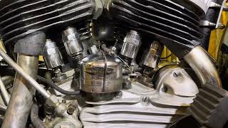 Harley Davidson WLC valves working without spark plugs [upl. by Euqinahc]