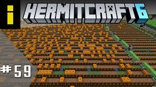 Minecraft HermitCraft S6  Ep 59 Massive Pumpkin Farm [upl. by Eidok242]