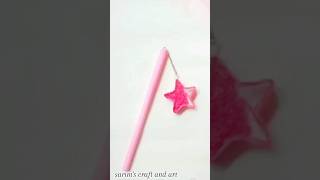 Diy Star pen🥰 diy foryou craft diycrafts pencraft pen star [upl. by Elimaj]