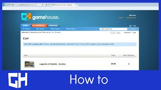 Buying a Game on GameHouse [upl. by Golda]