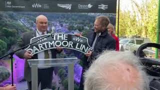 Rt Hon Grant Shapps Speech at Okehampton for Dartmoor Line [upl. by Alyk]