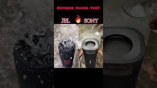 Extreme water Test on Sony and JBL bluetooth speakers [upl. by Anauqahc]