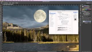 Adding a Moon to your Landscape using Photoshop Blending Options [upl. by Nosae162]