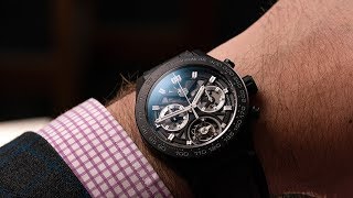 The disruptor – a closer look at TAG Heuer’s Carrera Heuer 02 Tourbillon in black ceramic [upl. by Fiester]