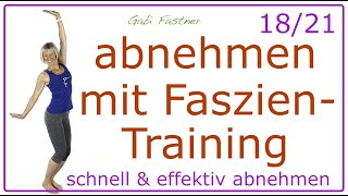 1821💜35 min abnehmen mit FaszienCardioTraining  ohne Geräte im Stehen [upl. by Nibur]