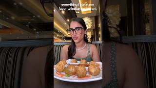 Everything I ate at my favorite Indian Restaurant indiancuisine food indianfood indianstreetfood [upl. by Allina]