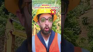 Newbie and chainsaw fails fail construction workers constructionfail workerfails [upl. by Beryle883]