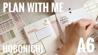 2024 Hobonichi A6 English HON  Plan with Me amp Flip [upl. by Naoh949]