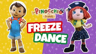 Pinocchio and Friends  Freeze Dance  Zatańczmy z Pinokio i Frida [upl. by Nnad]