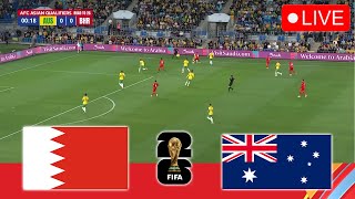 🔴 BAHRAIN VS AUSTRALIA LIVE  Asian World Cup Qualifiers 2425 Full Match Streaming Video PES 2021 [upl. by Sotos]