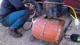 Faire une pompe pour gonfler un pneu de voiture [upl. by Eileek124]