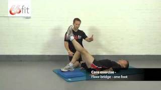 66fit Balance Pad Exercises  Floor to Bridge by Physiosuppliescom [upl. by Moonier]