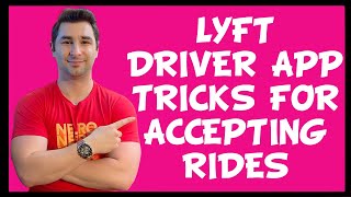 The 3 Features for Accepting Lyft Rides Lyft Driver App Tutorial [upl. by Nyvrem]