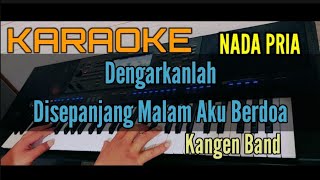 Karaoke CINTA SAMPAI MATI Kangen Band Nada Pria [upl. by Akirehs]