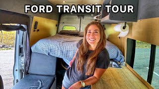 Ford Transit Van build TOUR [upl. by Anauqat]