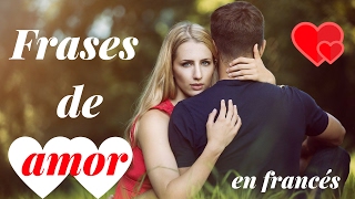 Frases de AMOR para dedicar  Aprender FRANCES [upl. by Kiele]