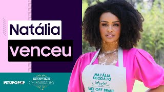 ExBBB Natália Deodato vence Bake Off Celebridades do SBT  Modelo surpreendeu na confeitaria [upl. by Ming499]