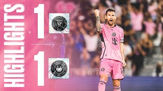 Another MAGICAL GOAL BY MESSI  HIGHLIGHTS Inter Miami 11 Charlotte FC  MLS [upl. by Sharl]