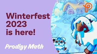 Prodigy Math  Winterfest 2023 is here [upl. by Bern]