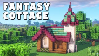 Minecraft Fantasy Cottage Tutorial [upl. by Alemaj778]