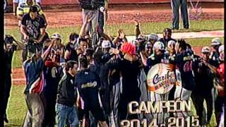 Anzoátegui vence a Magallanes 8  3 y se titula campeón de la temporada 20142015 de la LVBP [upl. by Germayne467]