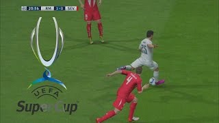 Marco Asensio Amazing Goal Vs Sevilla  UEFA Super Cup  FIFA 16 Remake [upl. by Allemac434]