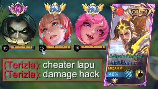 GLOBAL LAPULAPU GUIDE TO BEAT ANNOYING META HERO BEST DAMAGE BUILD 2024 [upl. by Stanislas]