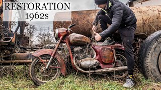 Full Restoration Old Motorcycle Jawa 1962s 2stroke  FINAL VIDEO [upl. by Ueik]