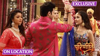 Parineetii  On Location  Sangeet Ke Rasam Mein Sanju Aur Pari Ne Kiya Dance Neeti Jealous [upl. by Aristotle33]