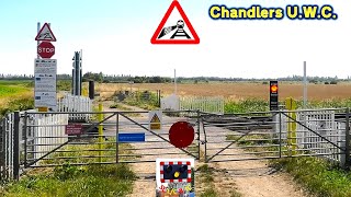 Chandlers UserWorked Level Crossing Kent [upl. by Hartill]