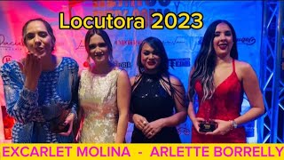 Premios Entre Copa Locutor 2023 Excarlet Molina y Arlette Borrellyarlette megantheestallion [upl. by Etteloc54]