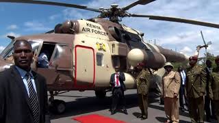 See how powerful president Uhuru Kenyatta landed here [upl. by Anerac263]