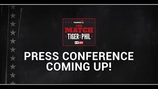 The Match  Live Tiger Woods and Phil Mickelson Press Conference [upl. by Attenyw]