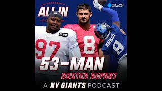 New York Giants 53man roster report [upl. by Palermo]