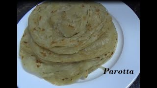 Parotta Recipe in TamilHow to make Parotta in TamilHomemade soft layered Parotta Recipe in Tamil [upl. by Nonnek]