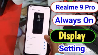 Realme 9 pro always on display always on display setting in Realme 9 pro [upl. by Iffar319]