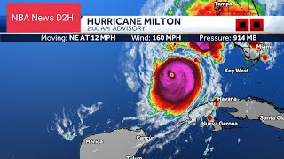 TRACKING HURRICANE MILTON LIVE  MILTON Path Update [upl. by Novyaj863]