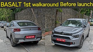 Citroen BASALT 1st Walkaround video before launching [upl. by Diao12]