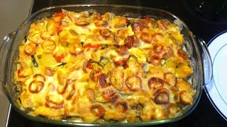 Kartoffelgratin mit Zucchini und Tomaten [upl. by Hedy581]