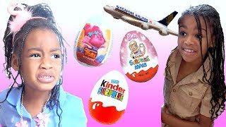 Fun Sisters Hide and Seek w Pretend Play Surprise Easter Eggs [upl. by Adnih]