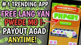 ANYTIME PWEDE KA MAG WITHDRAW FOR FREE LANG ₱431 ISANG COMPLETED TASK PA LANG STILL PAYING APP [upl. by Esertal591]